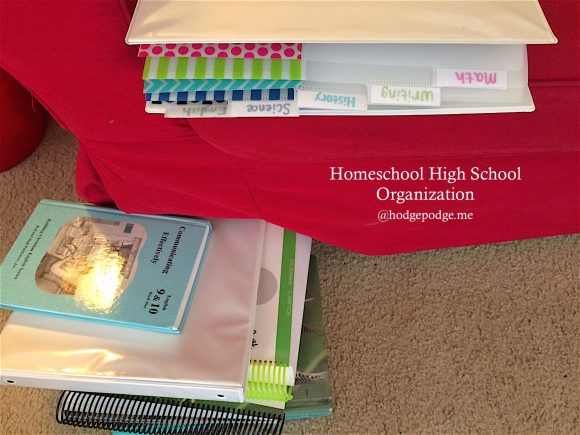 Homeschool High School Organization