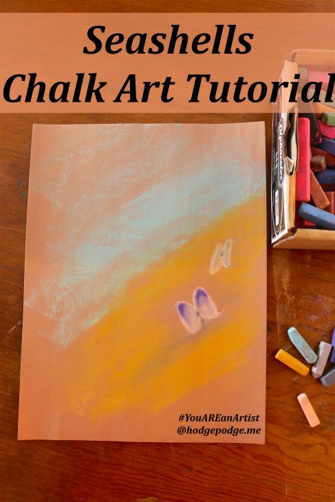 Seashells Chalk Art Tutorial