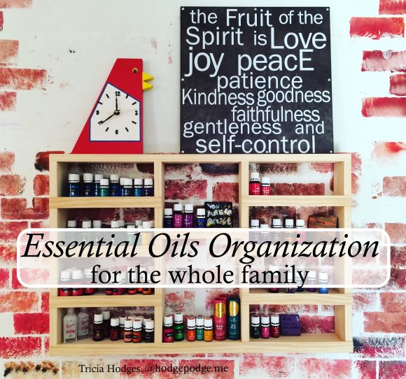 Essential Oils Organization Shelf Unit
