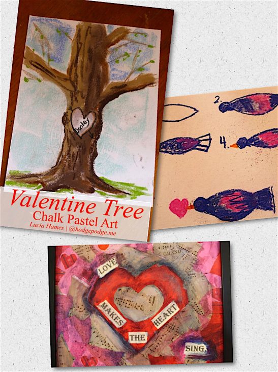 Valentines Day Art Tutorials