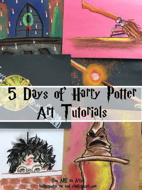 Paint Harry Potter's lightning scar, the sorting hat, the enchanting floating candles in the Hogwarts Great Hall, a wizard's broom or wand and the golden snitch to celebrate the 20th anniversary of the publication of Harry Potter!