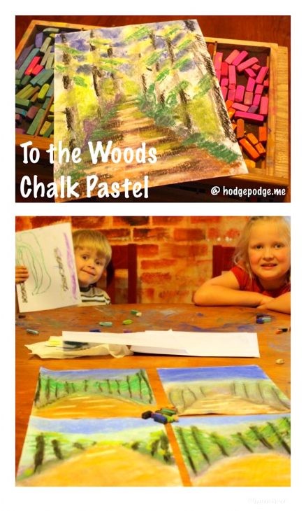 You ARE an Artist with Nana’s Henry David Thoreau To The Woods Chalk Pastel art lesson.