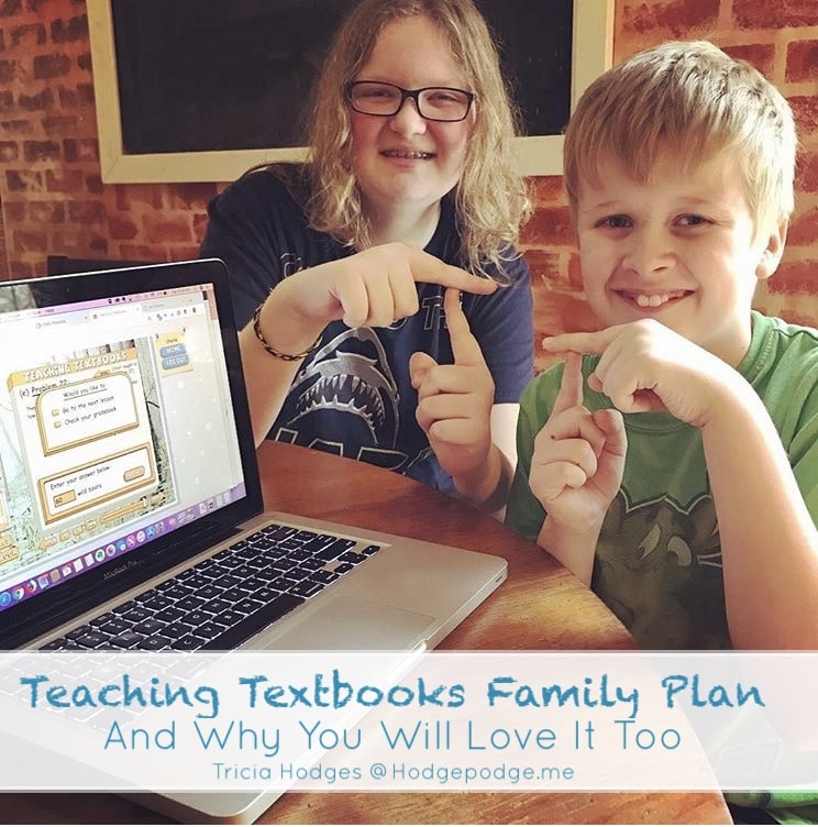 When it comes to homeschool math, the Teaching Textbooks Family Plan is not only the frugal option but it offers many more benefits as well. Let me point how Teaching Textbooks blesses big families, BIG time.