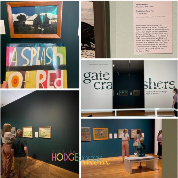 Horace Pippin paintings at The High Museum of Art exhibit - Gate Crashers The Rise of the Self Taught Artist